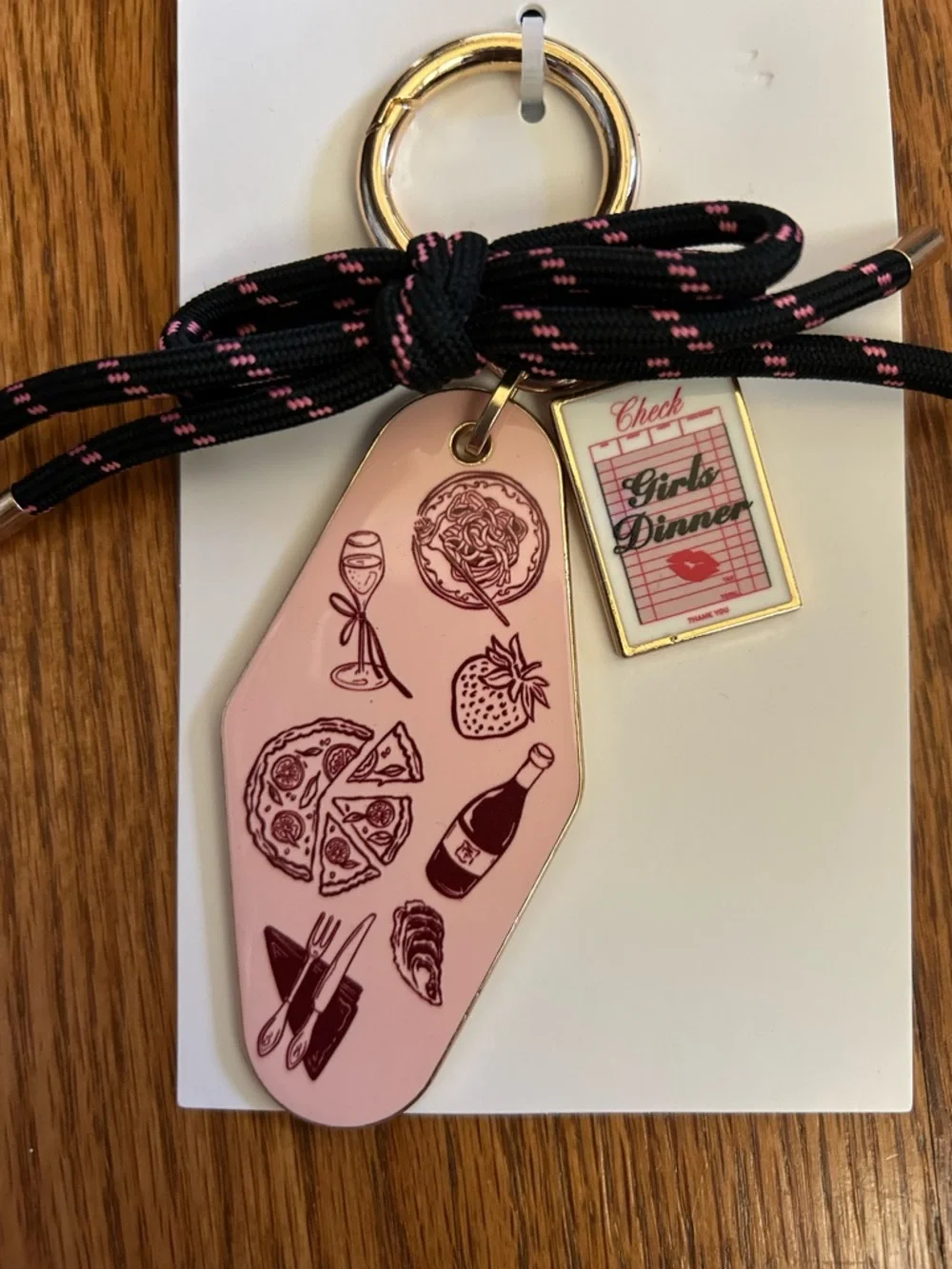 a new day Pink Food-Illustrated Bag Charm - Picture 4 of 5